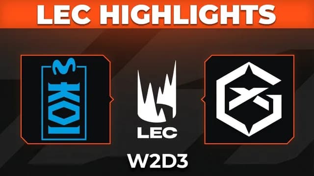 Movistar KOI Face Off Against GIANTX in LEC Clash