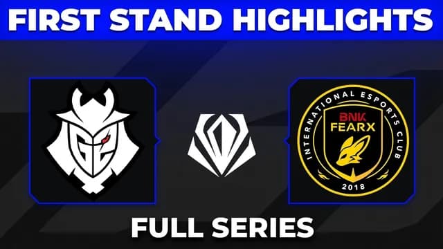 G2 and BFX Face Off at First Stand Groups Day 5