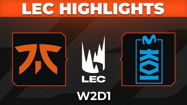 Fnatic and Movistar KOI Clash in Key LEC Matchup