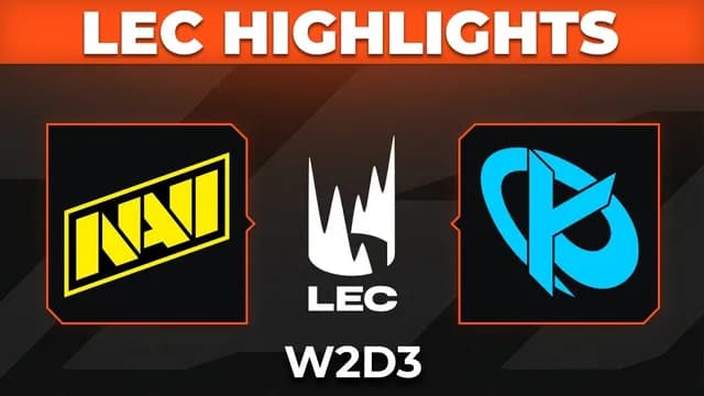 NAVI and Karmine Corp Clash in LEC 2026 Showdown