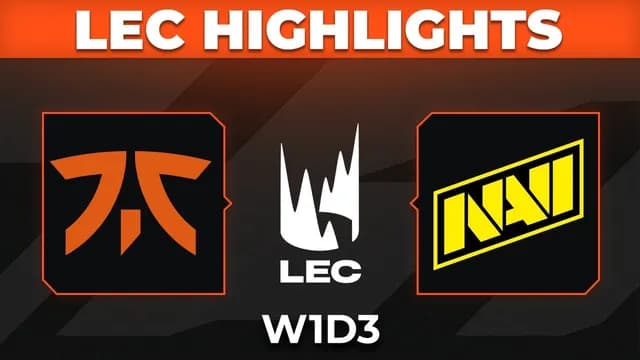 Fnatic Clashes with Natus Vincere in LEC 2026 Showdown