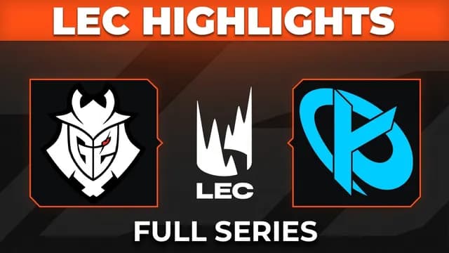 G2 Esports and Karmine Corp Meet in LEC Spring Playoffs